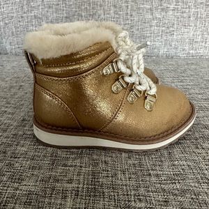 Toddler Cat & Jack Gold Boots Size 7
